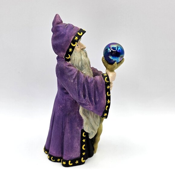 Vintage The Fantasy of Glenwillow By Russ Berrie Ceramic Wizard Glass Ball 14136 - Picture 7 of 9